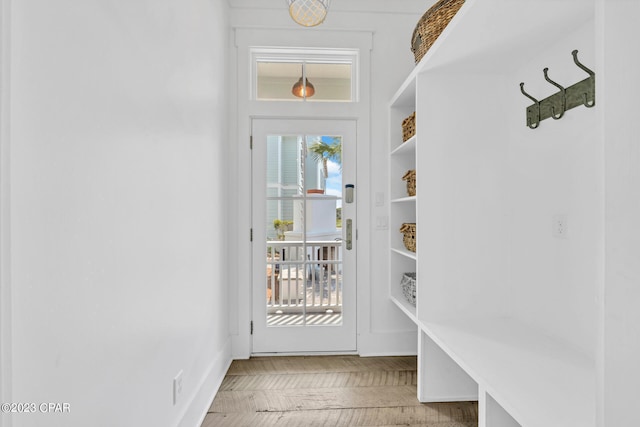 view of mudroom