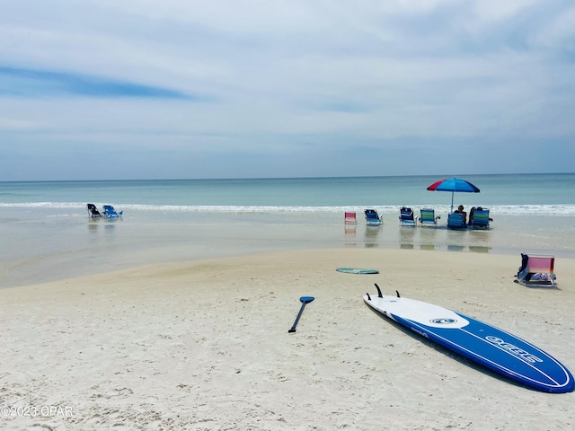 water view with a beach view