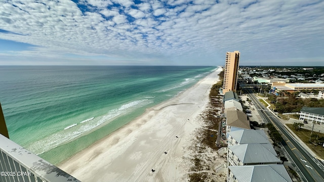 water view with a beach view