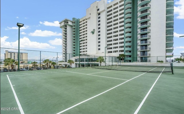 view of sport court