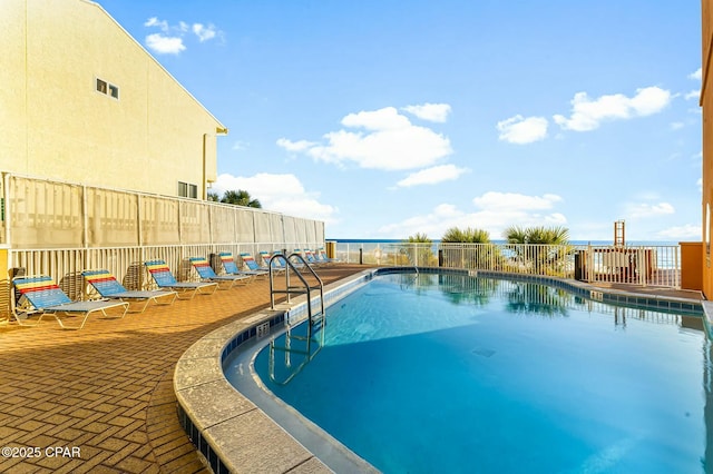 17643 Front Beach Rd Unit 1806, Panama City Beach, FL 32413 - pool with fence and a patio area