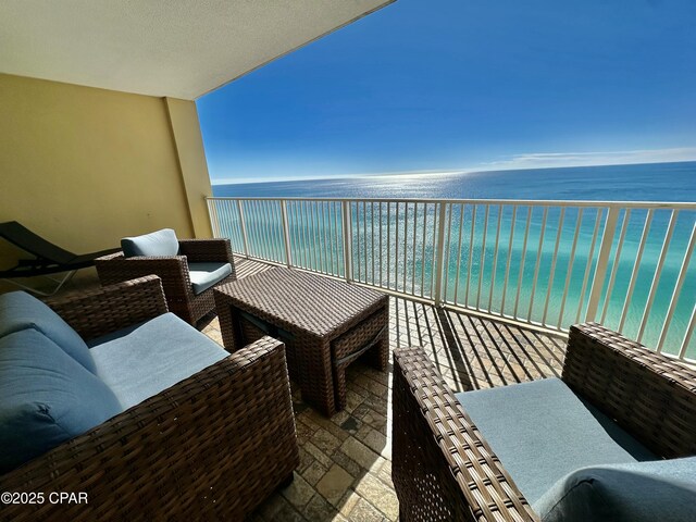 17643 Front Beach Rd Unit 1806, Panama City Beach, FL 32413 - balcony with a water view