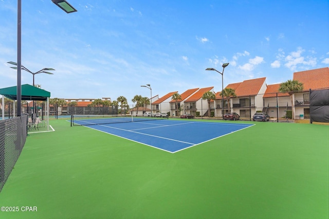 view of tennis court