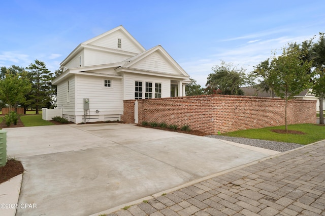 view of rear view of house