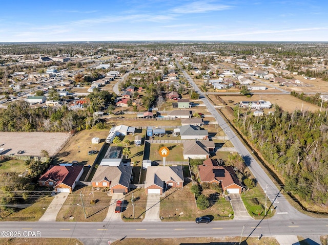 bird's eye view featuring a residential view