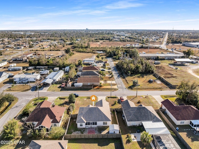 drone / aerial view featuring a residential view