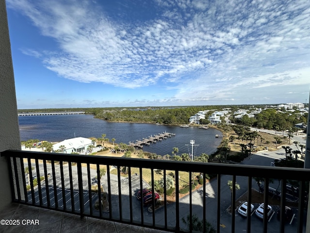 property view of water