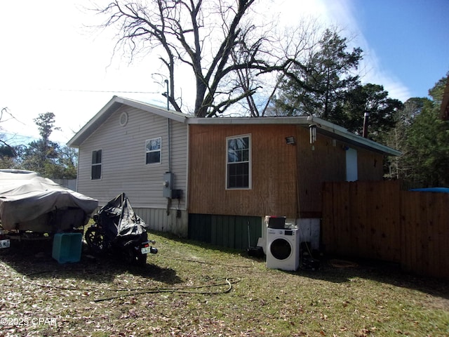 view of side of property