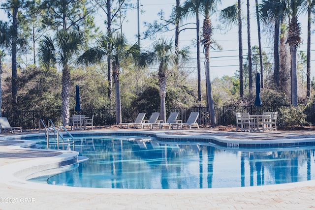 view of pool