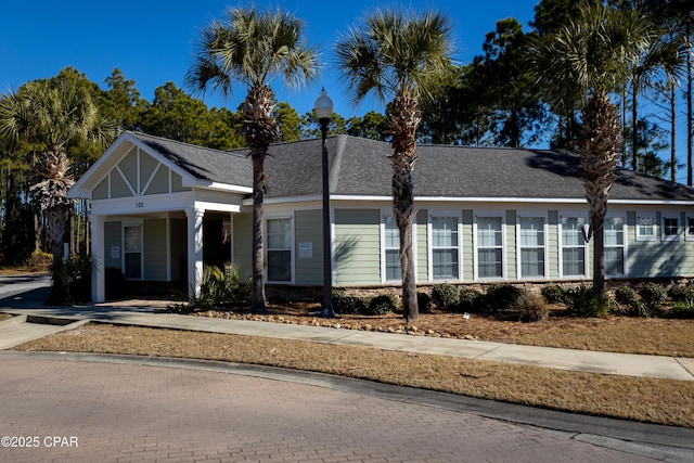 view of front of home
