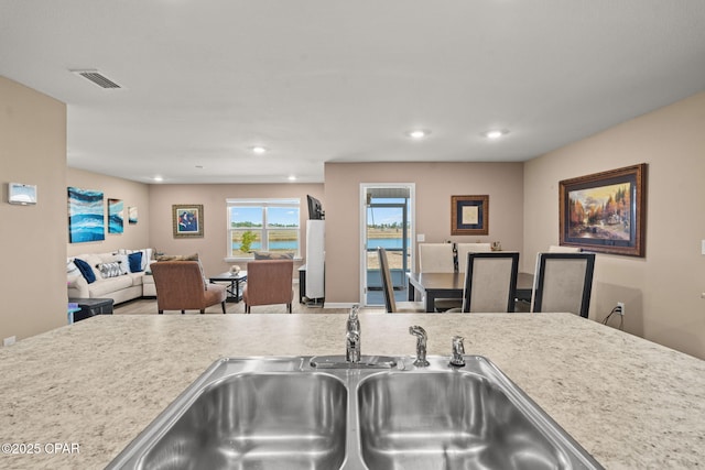 kitchen featuring sink