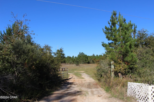 view of road