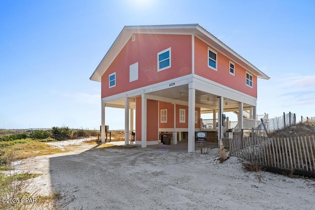 view of rear view of house