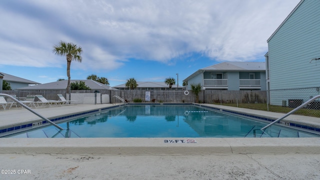 view of pool