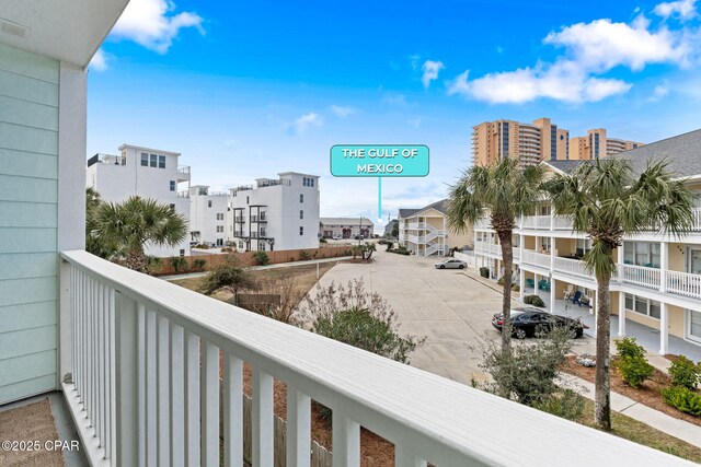 17670 Front Beach Rd Unit I7, Panama City Beach, FL 32413 - balcony with a residential view
