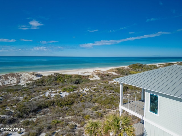 121 Gulf Hibiscus Dr, Port St Joe, FL 32456 - water view featuring a beach view