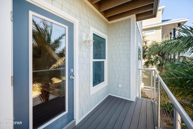 121 Gulf Hibiscus Dr, Port St Joe, FL 32456 - property entrance with a balcony
