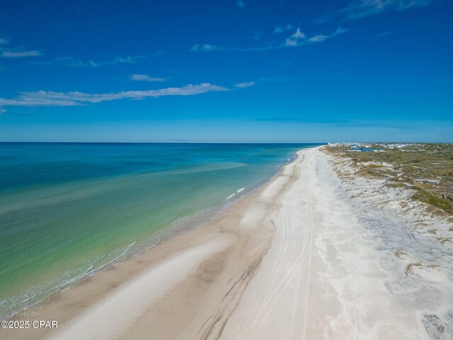 121 Gulf Hibiscus Dr, Port St Joe, FL 32456 - property view of water featuring a beach view