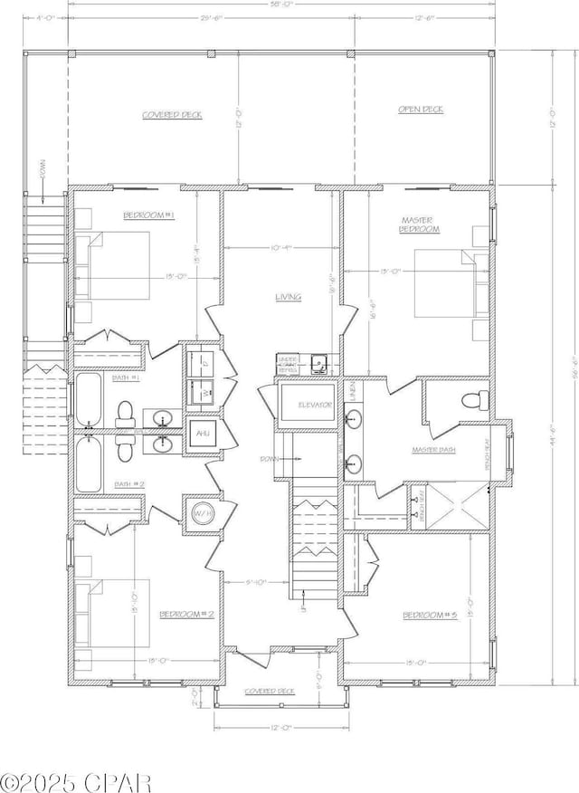 121 Gulf Hibiscus Dr, Port St Joe, FL 32456 - view of layout