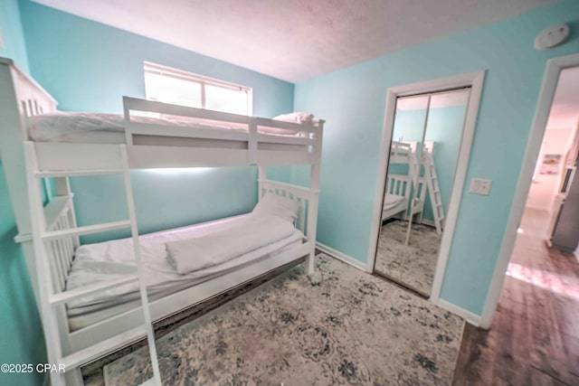 bedroom featuring a closet