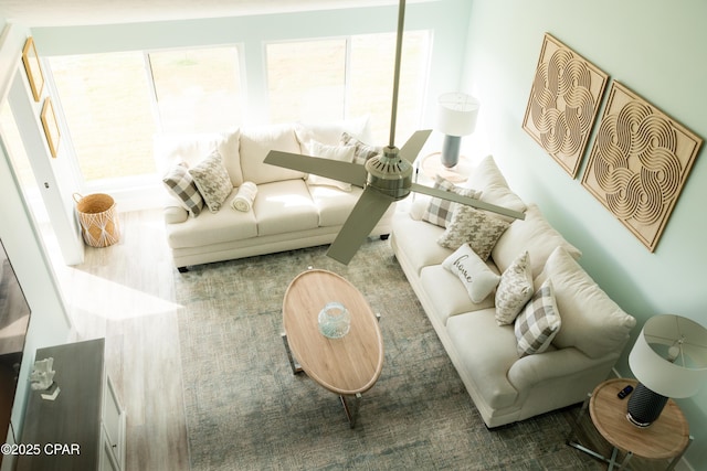 view of living area