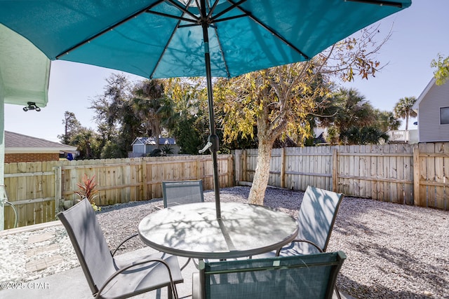 view of patio