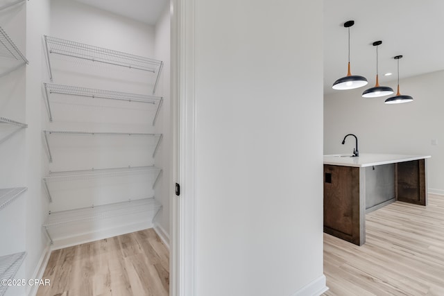 pantry featuring sink