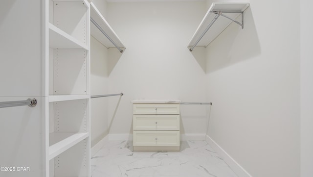 3511 Cottage Cove Ln, Panama City, FL 32408 - spacious closet featuring light marble finish flooring