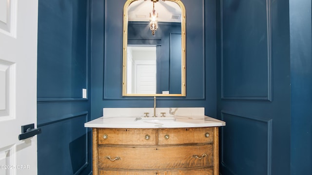 3511 Cottage Cove Ln, Panama City, FL 32408 - bathroom with vanity