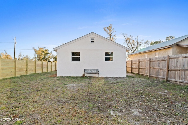 view of back of property