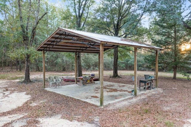 view of patio