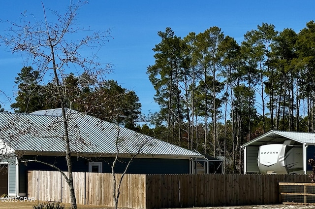 view of side of home