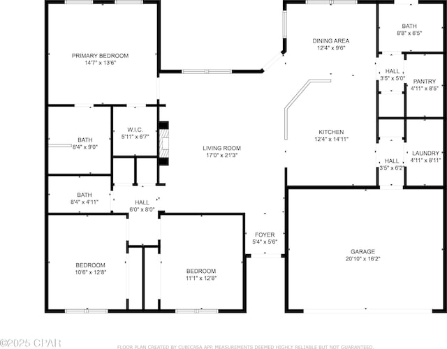 1825 White Western Lake Ln, Panama City, FL 32409 - view of home floor plan