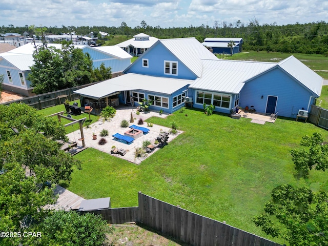 drone / aerial view