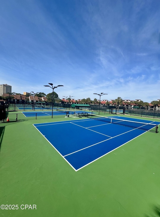 view of sport court