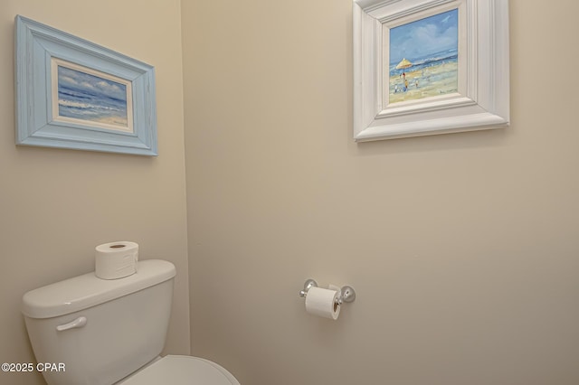 bathroom with toilet