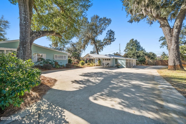 view of ranch-style house