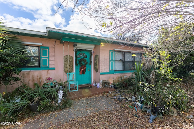 view of front of home