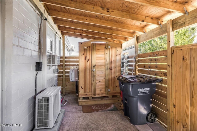 exterior space featuring cooling unit and ac unit