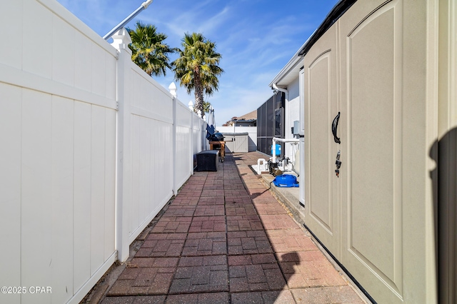 view of home's exterior featuring a patio