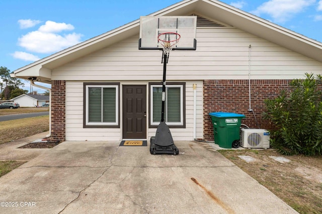 exterior space featuring ac unit