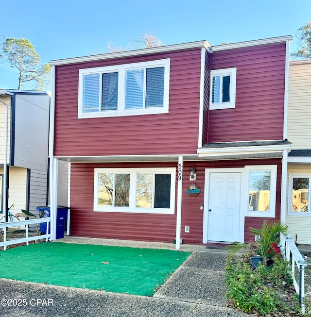 view of townhome / multi-family property