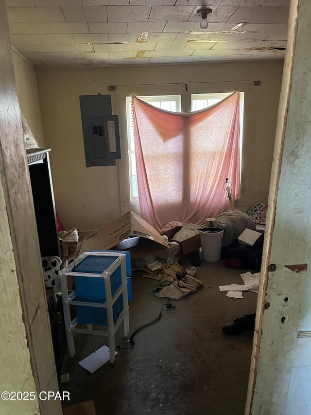 misc room with electric panel