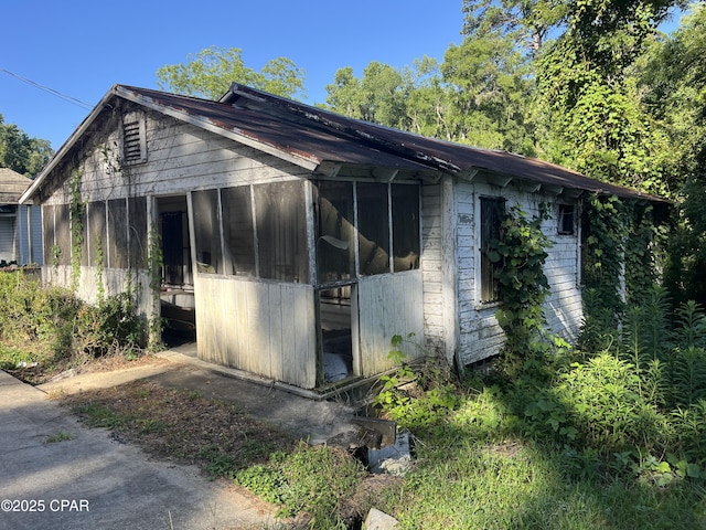 view of side of home