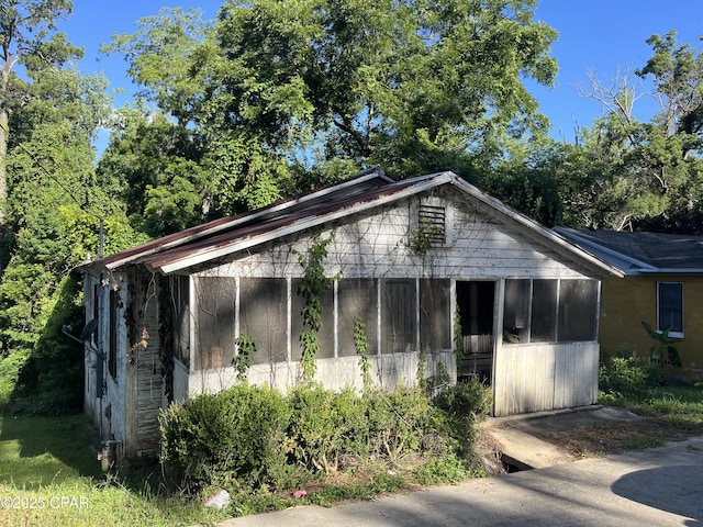 view of property exterior
