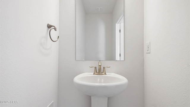 bathroom with a sink