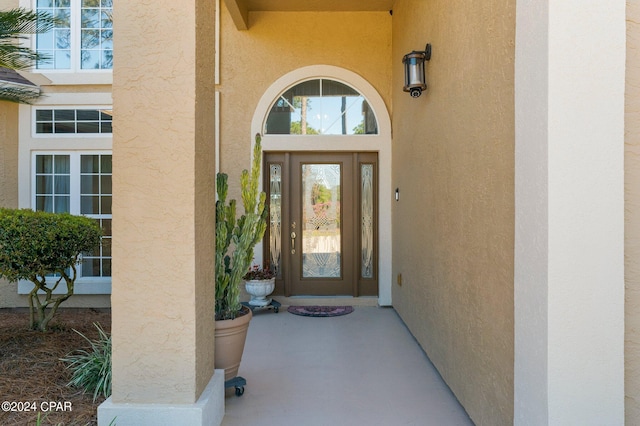 view of property entrance