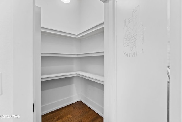 view of pantry