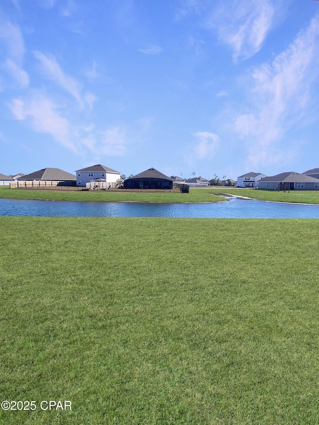 view of water feature