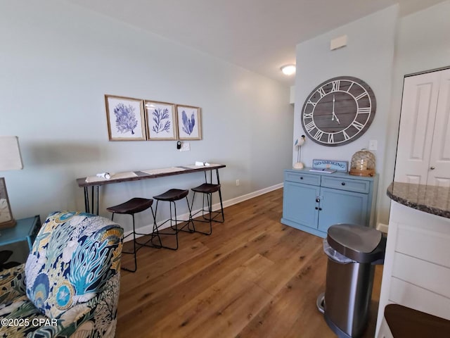 dining room featuring dark hardwood / wood-style floors